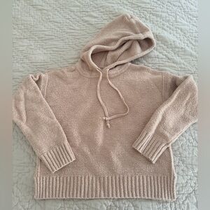 Club Monaco Soft Cozy Beige hooded Sweater XS